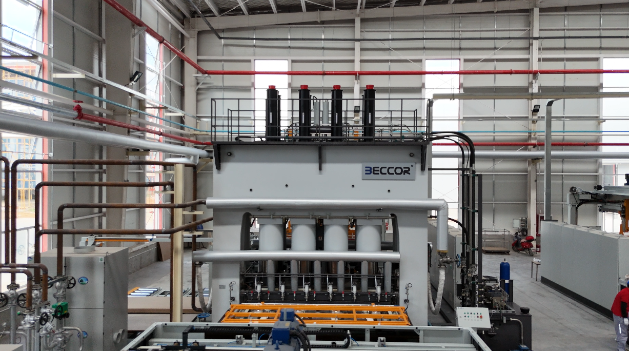 short cycle hot press line short cycle hot press line