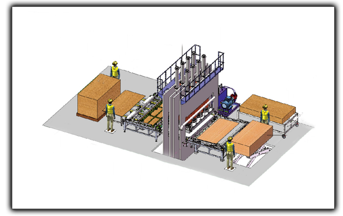 short cycle press line