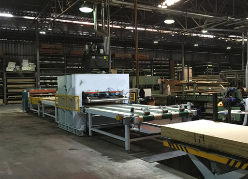 veneer lamination line