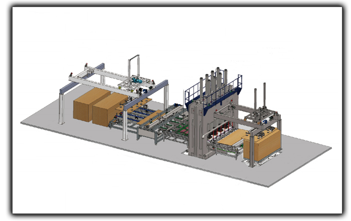 short cycle press line
