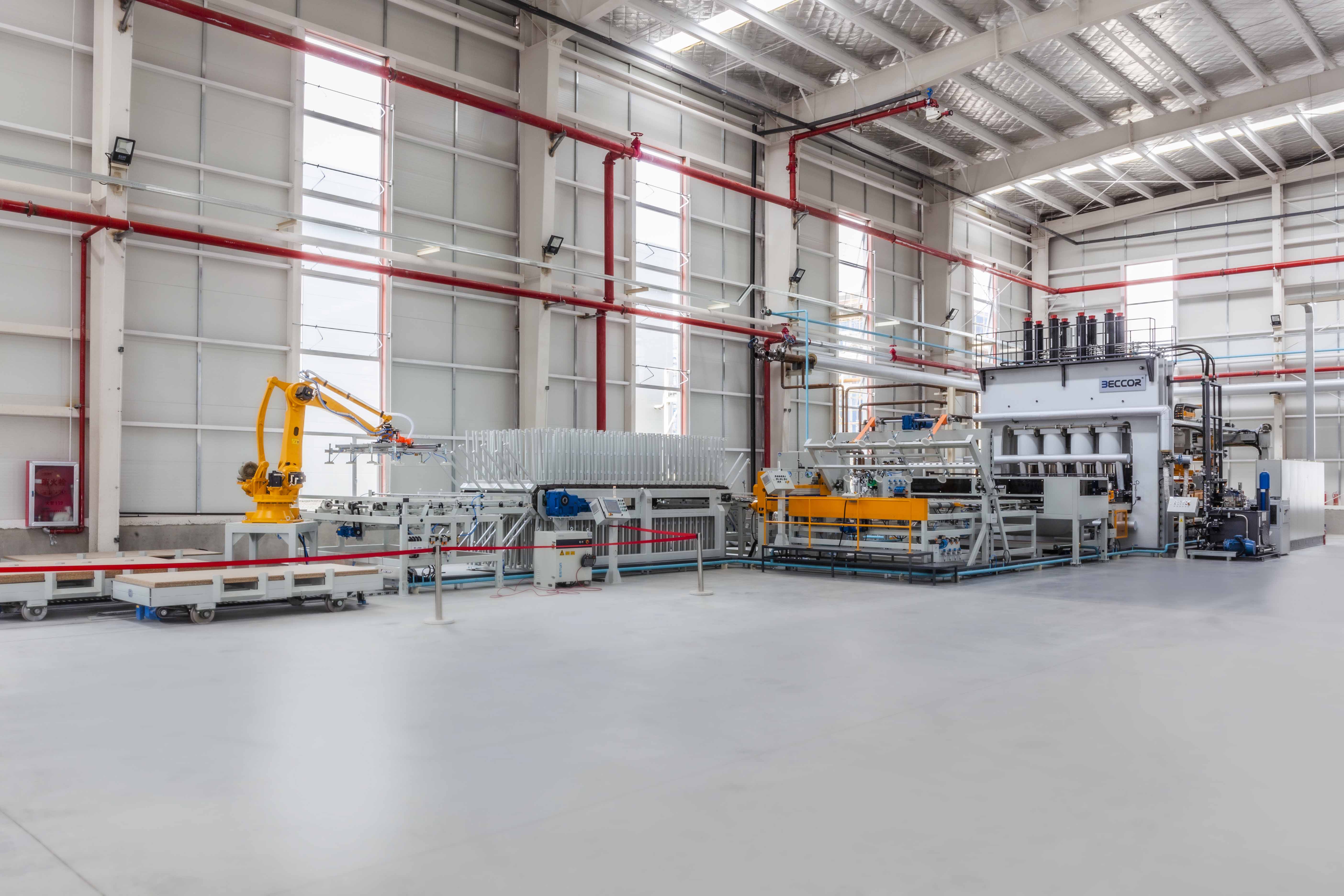 short cycle hot press machine