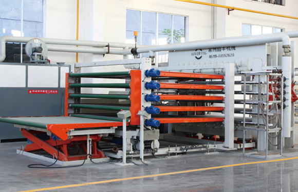 melamine plywood press machine