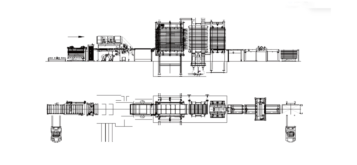 melamine faced plywood press machine