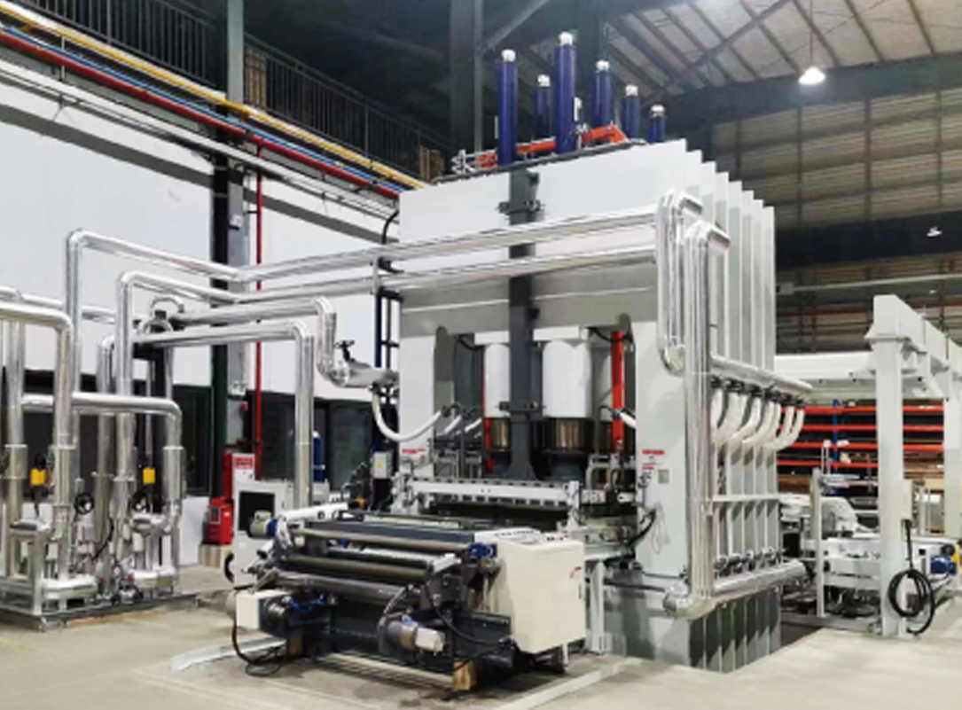 Short Cycle Hot Press Line for CPL