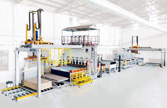 short cycle hot press machine