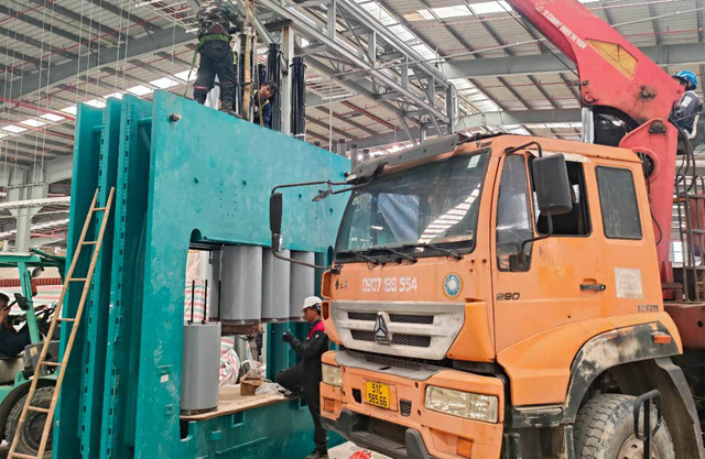 ECCOR Fully Automatic Melamine Press Line Project in Vietnam